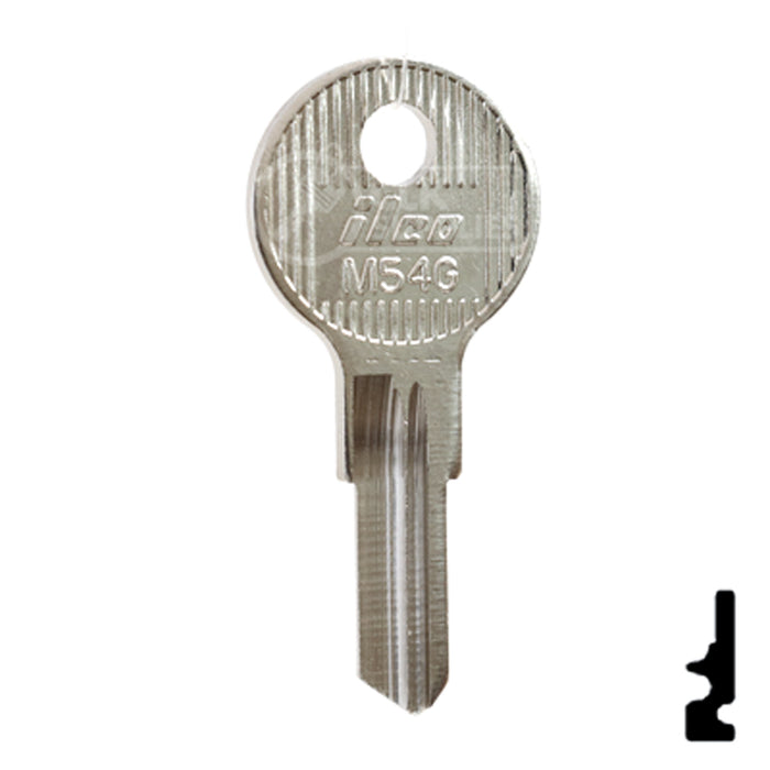 Uncut Key Blank | Fort | M54G Office Furniture-Mailbox Key Ilco