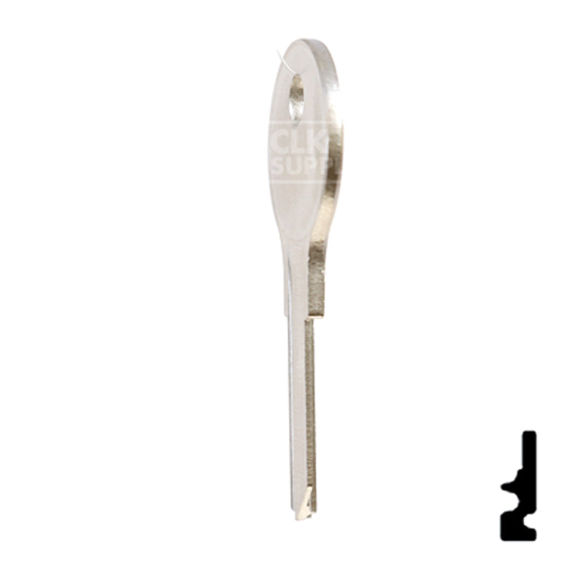 Uncut Key Blank | Fort | ML54G Office Furniture-Mailbox Key Ilco