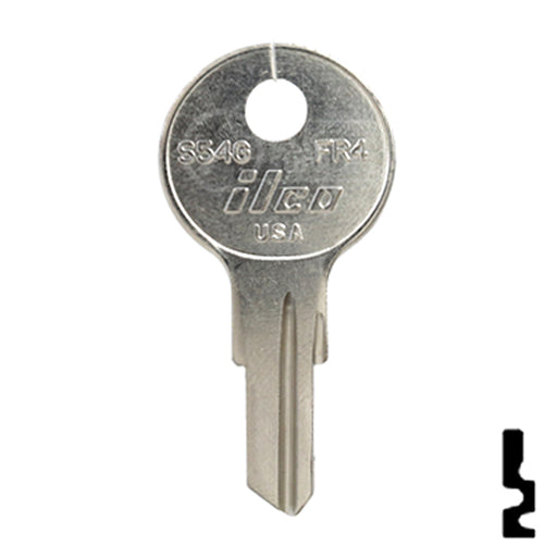 Uncut Key Blank | Fort | S54G Office Furniture-Mailbox Key Ilco