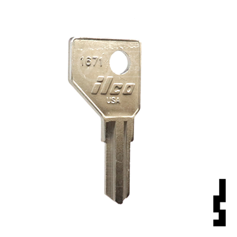 Uncut Key Blank | Hickory, First Watch | 1671 — CLK Supplies