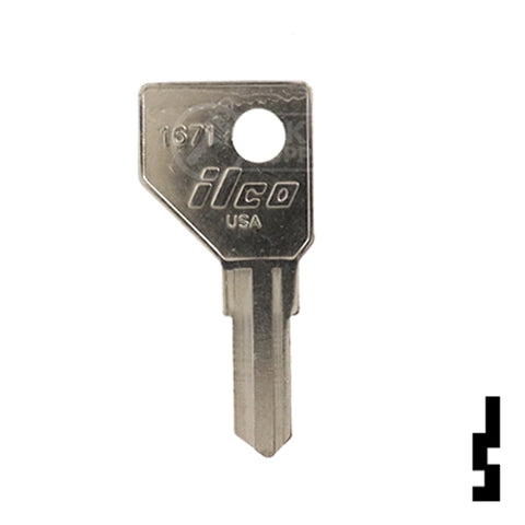 Uncut  Key Blank | Hickory, First Watch | 1671