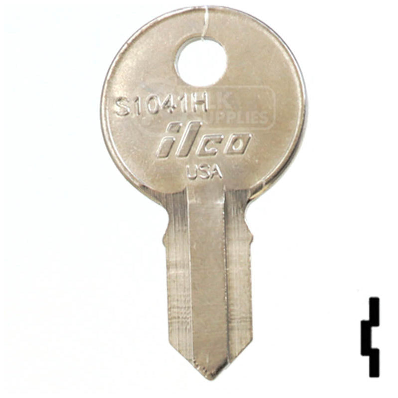 Uncut Key Blank | Illinois | S1041H