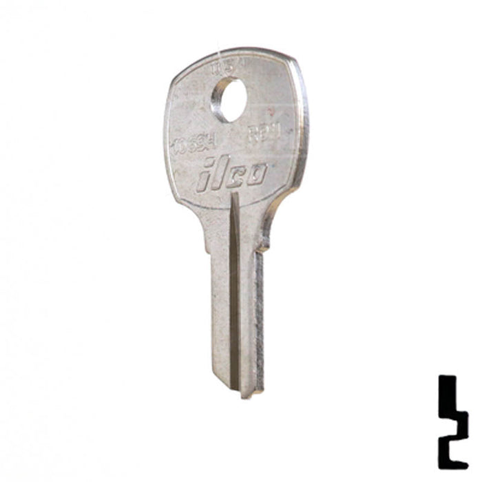 Uncut Key Blank | National | 1069H Office Furniture-Mailbox Key Ilco