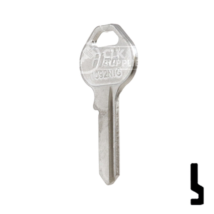Uncut Key Blank | Union West | 1092NTG Office Furniture-Mailbox Key Ilco