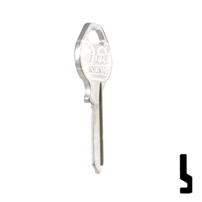 Uncut Key Blank | Union West | 1092NTG Office Furniture-Mailbox Key Ilco