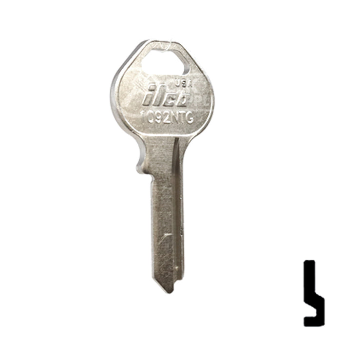 Uncut Key Blank | Union West | 1092NTG Office Furniture-Mailbox Key Ilco
