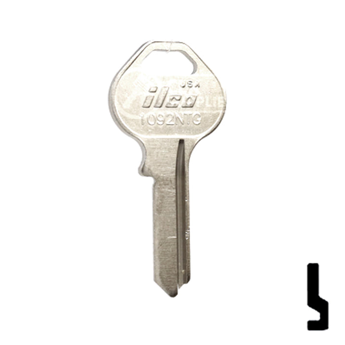 Uncut Key Blank | Union West | 1092NTG Office Furniture-Mailbox Key Ilco