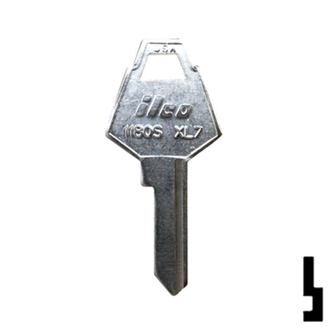 Uncut Key Blank | XL Lock | 1180S, XL7