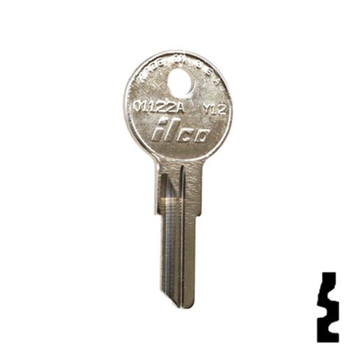 Uncut  Key Blank | Yale | 01122A, Y12 Office Furniture-Mailbox Key Ilco