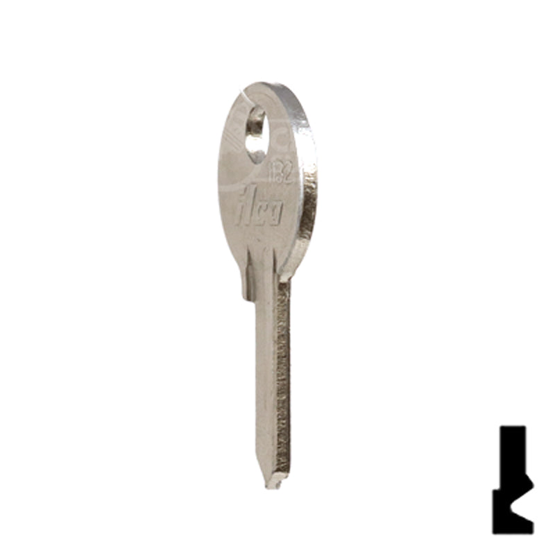Uncut Key Blank | Yale | 1132 Office Furniture-Mailbox Key Ilco