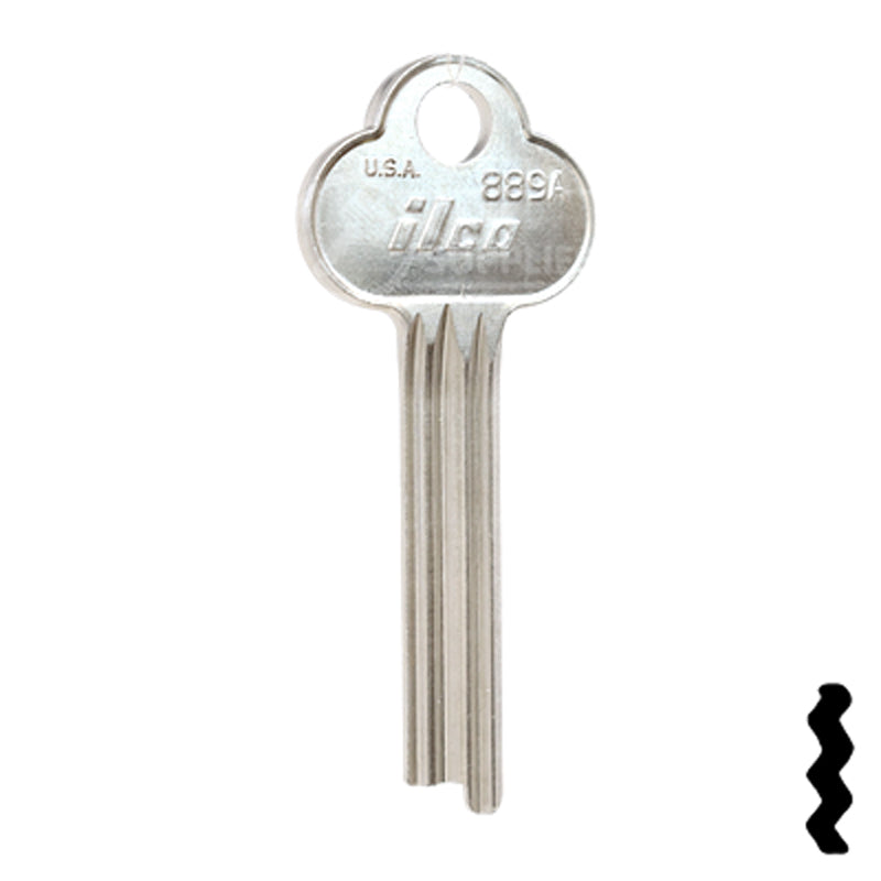 Uncut Key Blank | Yale | 889A — CLK Supplies