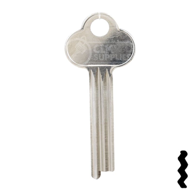 Uncut Key Blank | Yale | 889A — CLK Supplies