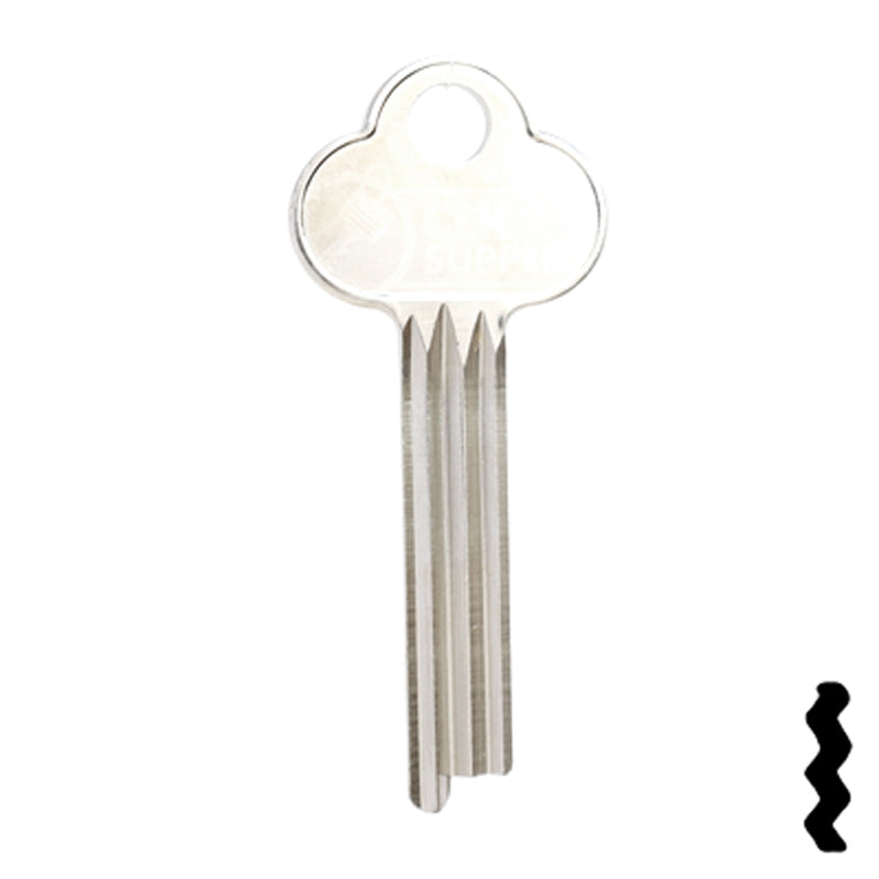 Uncut Key Blank | Yale | 889A — CLK Supplies