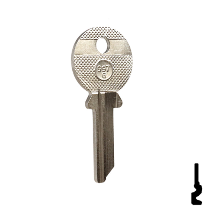 Uncut Key Blank | Yale | 997G Office Furniture-Mailbox Key Ilco