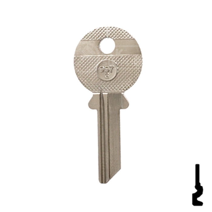 Uncut Key Blank | Yale | 997G Office Furniture-Mailbox Key Ilco