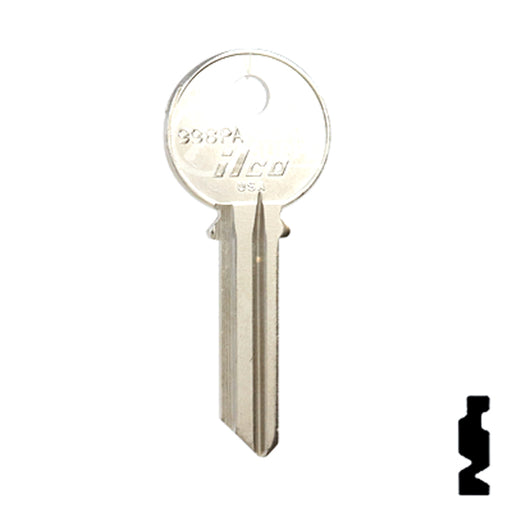 Uncut Key Blank | Yale | 998PA Office Furniture-Mailbox Key Ilco