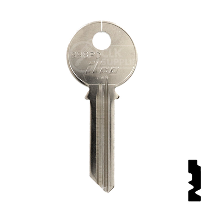 Uncut Key Blank | Yale | 998PD Office Furniture-Mailbox Key Ilco