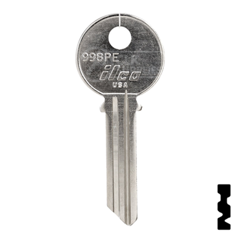 Uncut Key Blank | Yale | 998PE — CLK Supplies