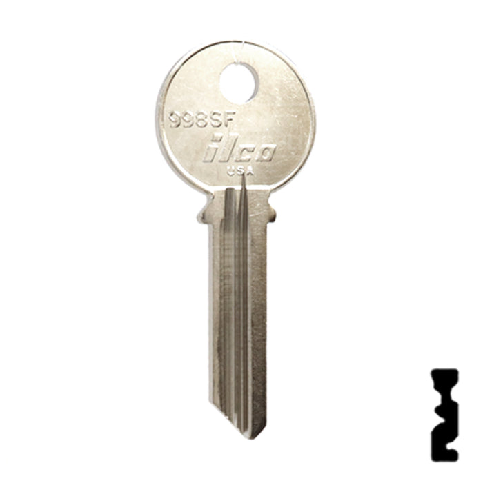 Uncut Key Blank | Yale | 998SF Office Furniture-Mailbox Key Ilco