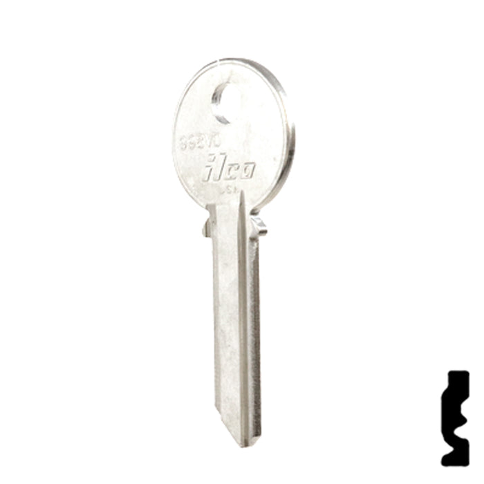Uncut Key Blank | Yale | 998VD Office Furniture-Mailbox Key Ilco