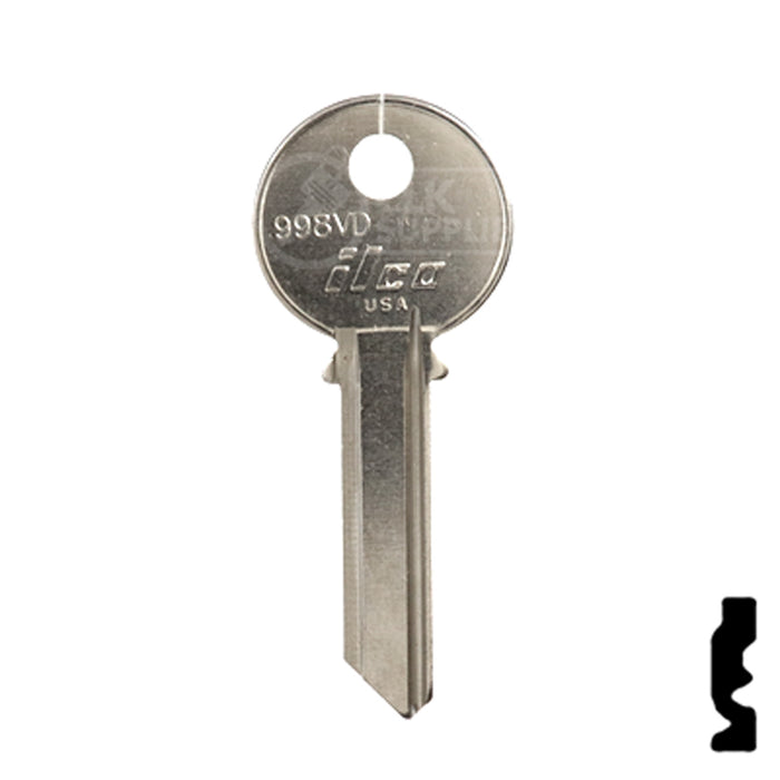 Uncut Key Blank | Yale | 998VD Office Furniture-Mailbox Key Ilco