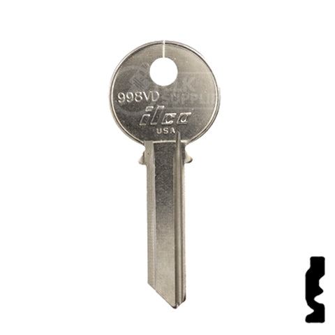 Uncut Key Blank | Yale | 998VD