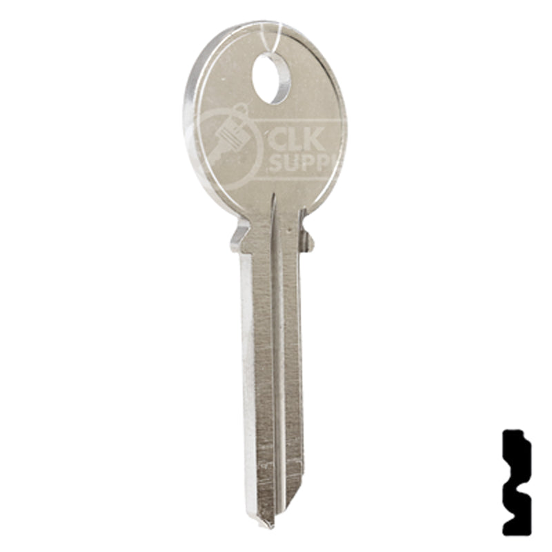 Uncut Key Blank | Yale | 998YC Office Furniture-Mailbox Key Ilco