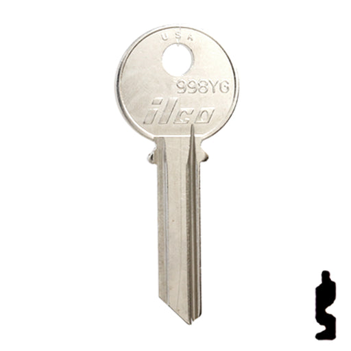 Uncut Key Blank | Yale | 998YG Office Furniture-Mailbox Key Ilco