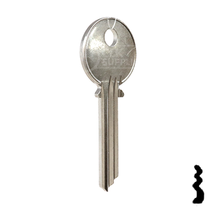 Uncut Key Blank | Yale | 999CA Office Furniture-Mailbox Key Ilco