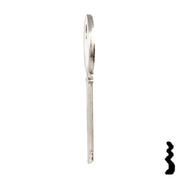 Uncut Key Blank | Yale | 999CA Office Furniture-Mailbox Key Ilco