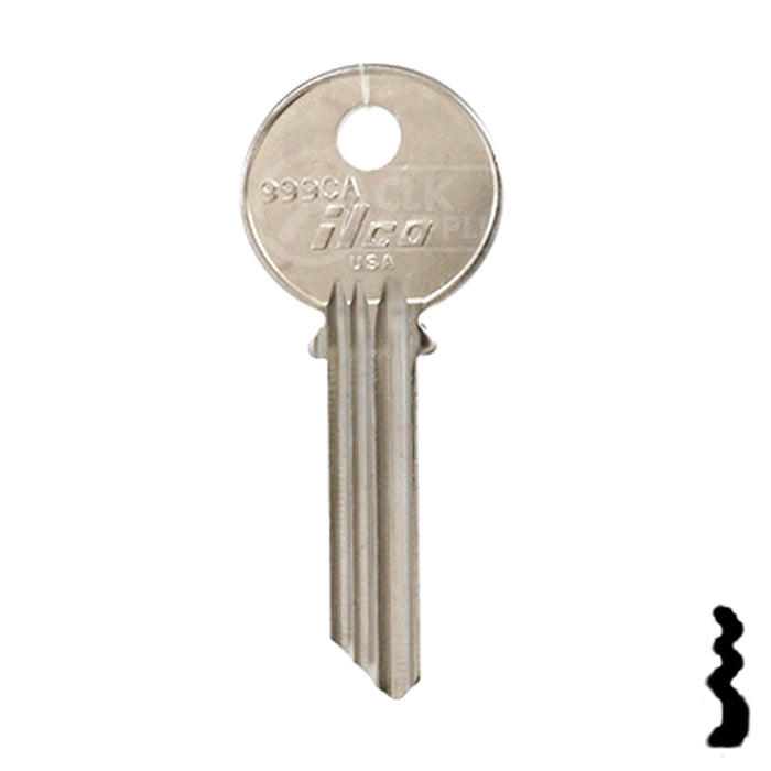 Uncut Key Blank | Yale | 999CA Office Furniture-Mailbox Key Ilco