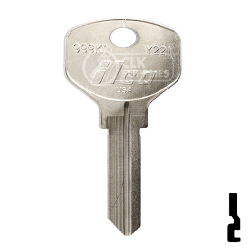 Uncut Key Blank | Yale | 999K1 Office Furniture-Mailbox Key Ilco