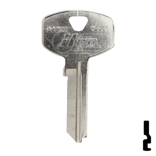 Uncut Key Blank | Yale | 999K2 Office Furniture-Mailbox Key Ilco