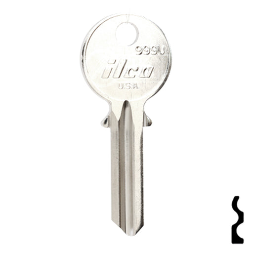 Uncut Key Blank | Yale | 999U Office Furniture-Mailbox Key Ilco