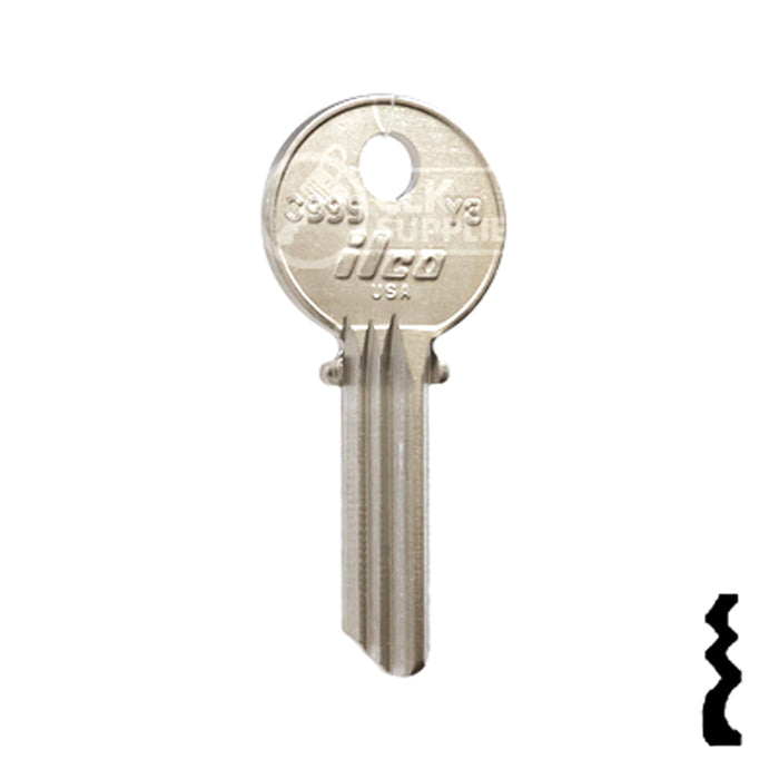 Uncut Key Blank | Yale | C999, Y3 Office Furniture-Mailbox Key Ilco