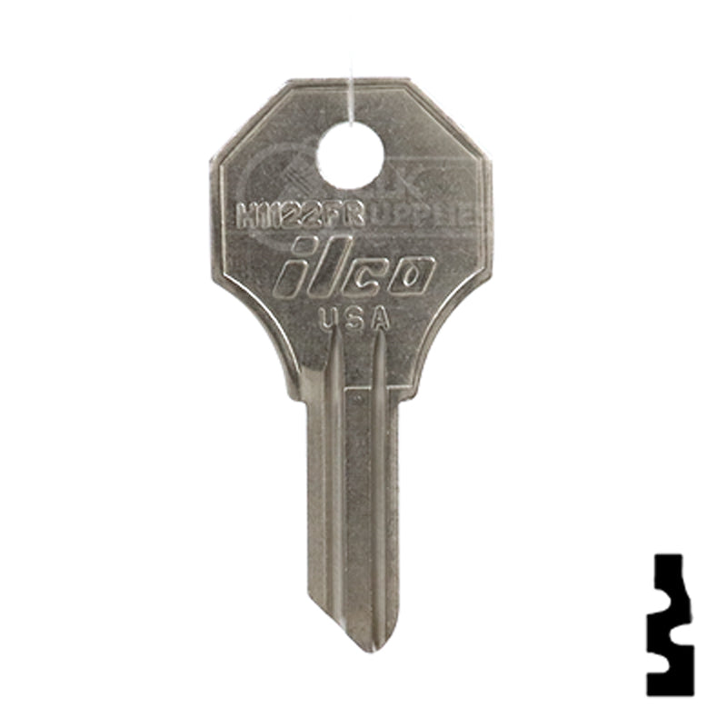 Uncut Key Blank | Yale | H1122FR Office Furniture-Mailbox Key Ilco