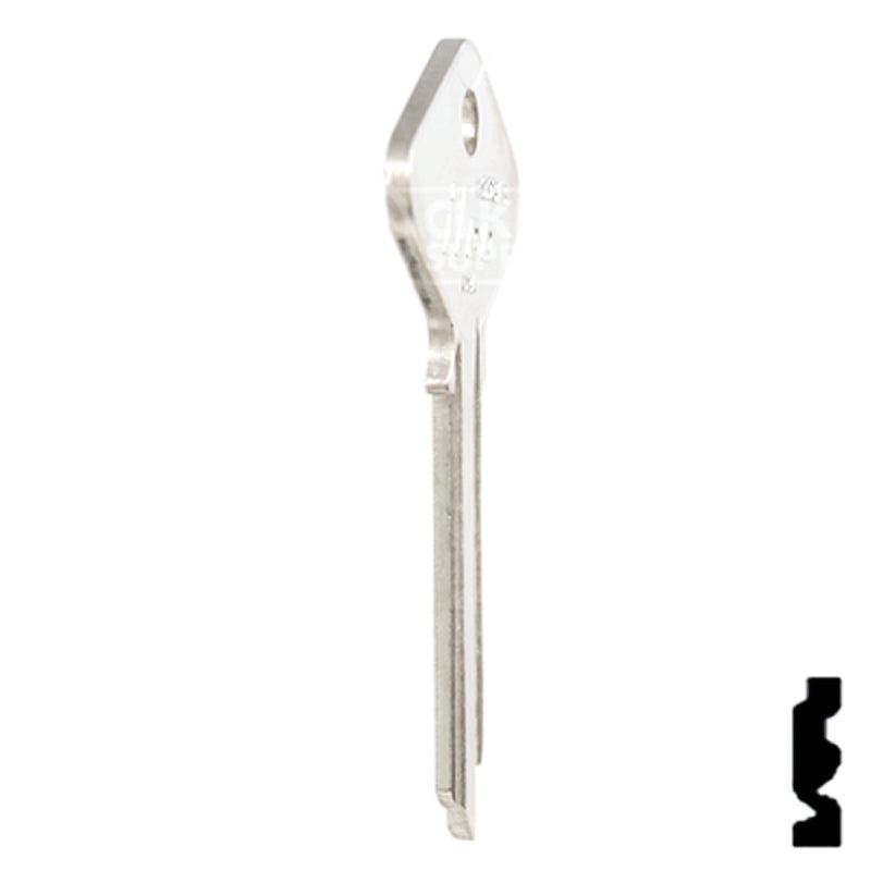 Uncut Key Blank | Yale | H998ZB Office Furniture-Mailbox Key Ilco