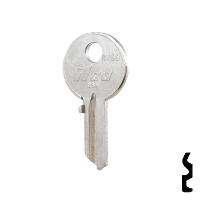 Uncut Key Blank | Yale | SX9B Office Furniture-Mailbox Key Ilco