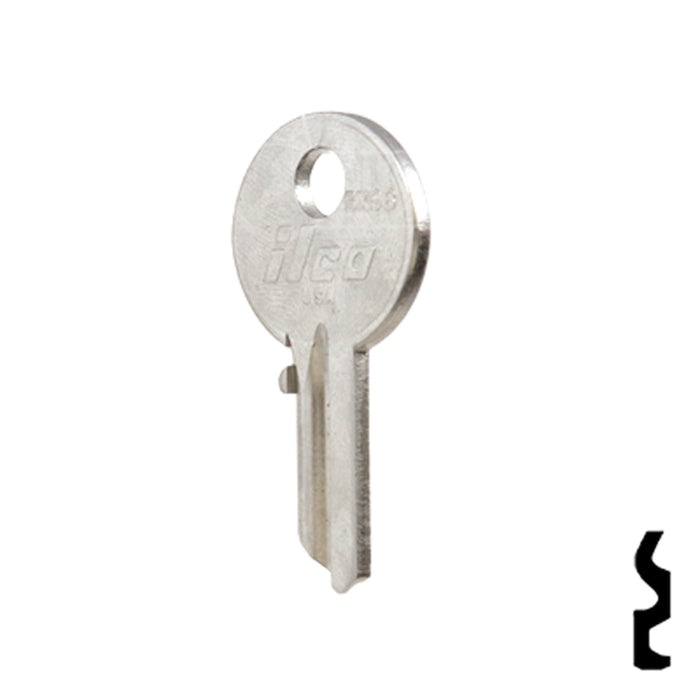 Uncut Key Blank | Yale | SX9B Office Furniture-Mailbox Key Ilco