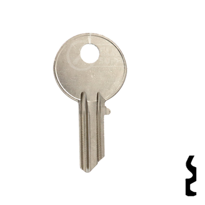 Uncut Key Blank | Yale | SX9B Office Furniture-Mailbox Key Ilco