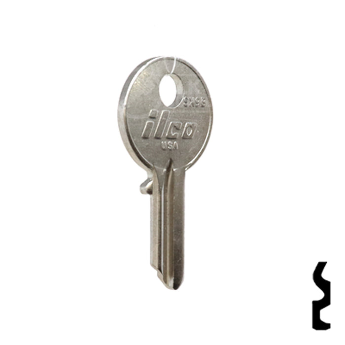 Uncut Key Blank | Yale | SX9B Office Furniture-Mailbox Key Ilco