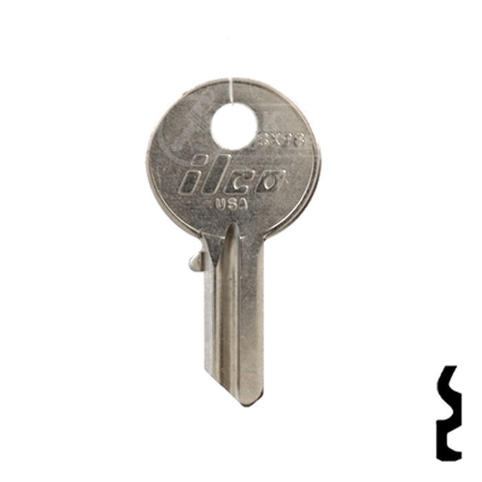 Uncut Key Blank | Yale | SX9B Office Furniture-Mailbox Key Ilco