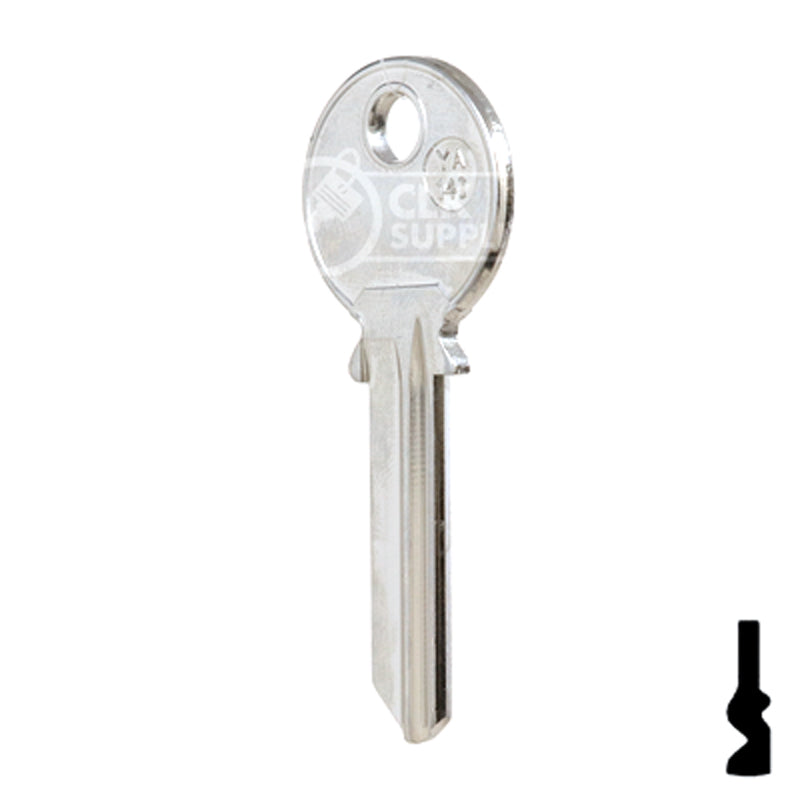Uncut Key Blank | Yale | YA-14I Office Furniture-Mailbox Key JMA USA