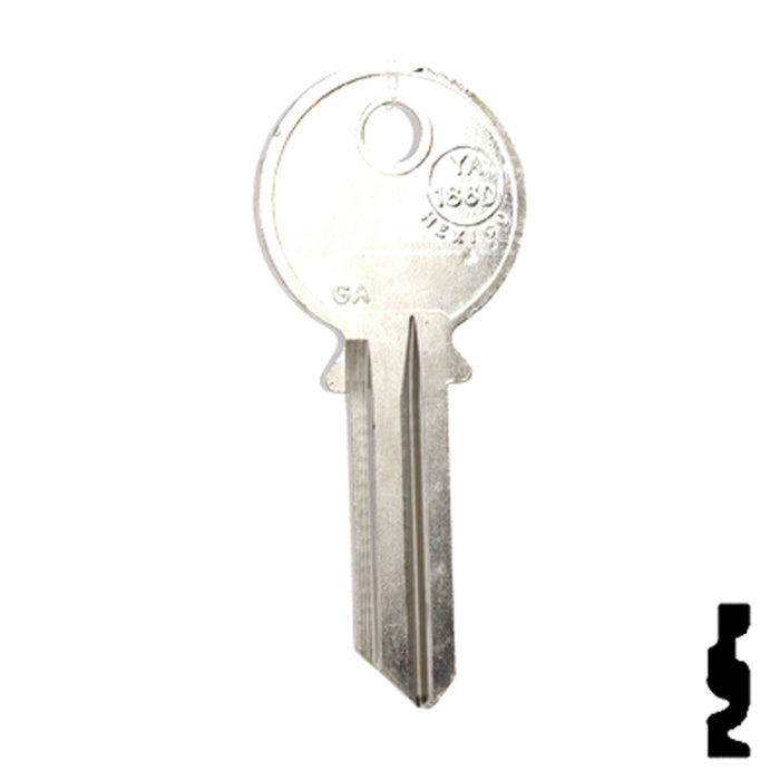 Uncut Key Blank | Yale | YA-186D, 999GA Office Furniture-Mailbox Key JMA USA