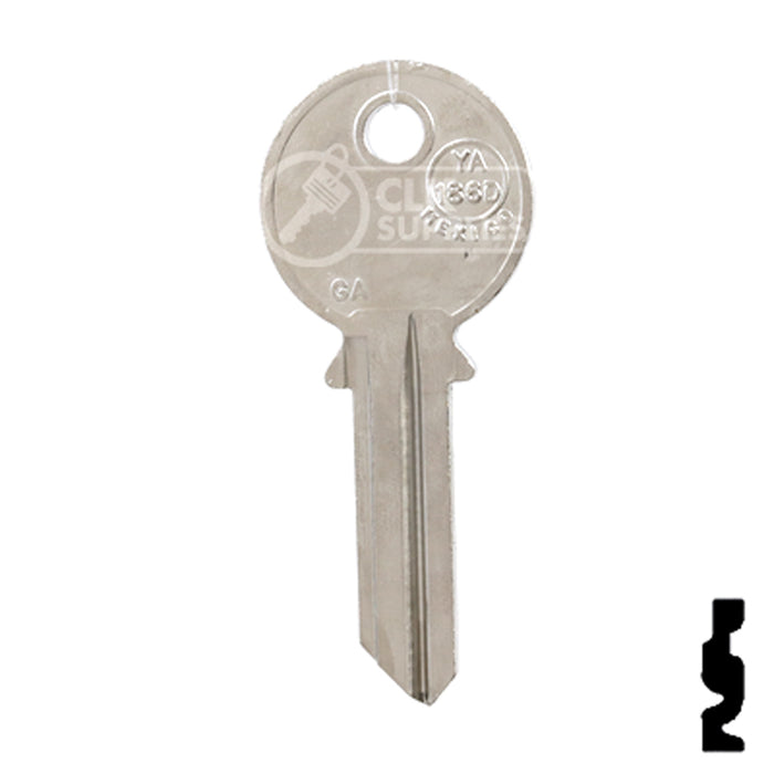 Uncut Key Blank | Yale | YA-186D, 999GA Office Furniture-Mailbox Key JMA USA