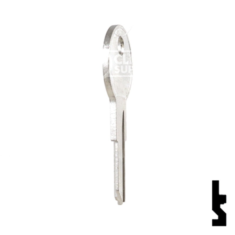 Uncut NP Key Blank | Illinois | ILL7, 1043D Office Furniture-Mailbox Key JMA USA