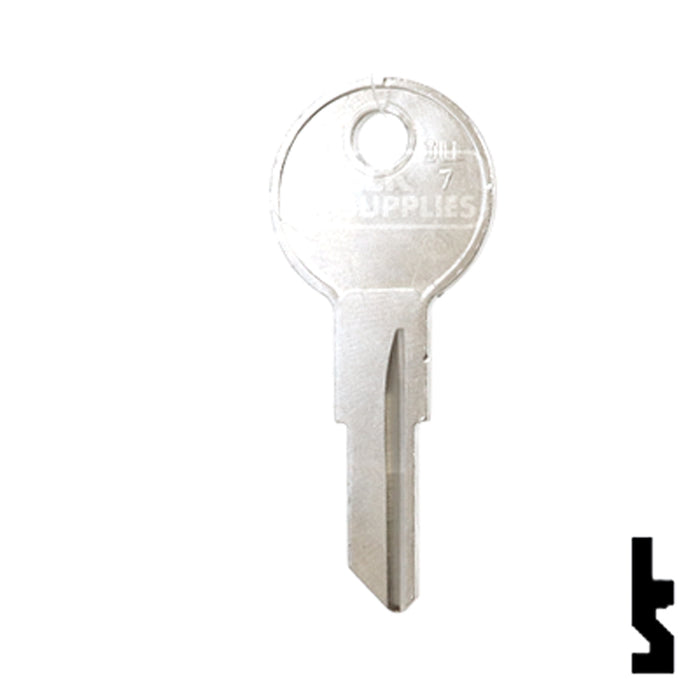 Uncut NP Key Blank | Illinois | ILL7, 1043D Office Furniture-Mailbox Key JMA USA