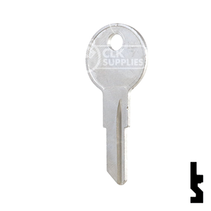 Uncut NP Key Blank | Illinois | ILL7, 1043D Office Furniture-Mailbox Key JMA USA