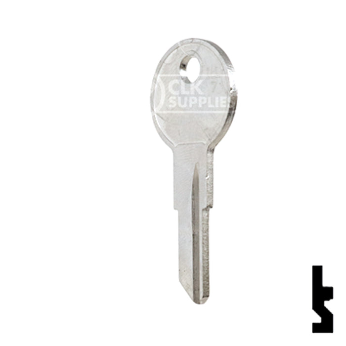 Uncut NP Key Blank | Illinois | ILL7, 1043D Office Furniture-Mailbox Key JMA USA