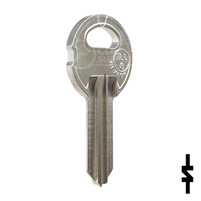 Uncut NP Key Blank | Illinois | ILL8, S1042ZP Office Furniture-Mailbox Key JMA USA